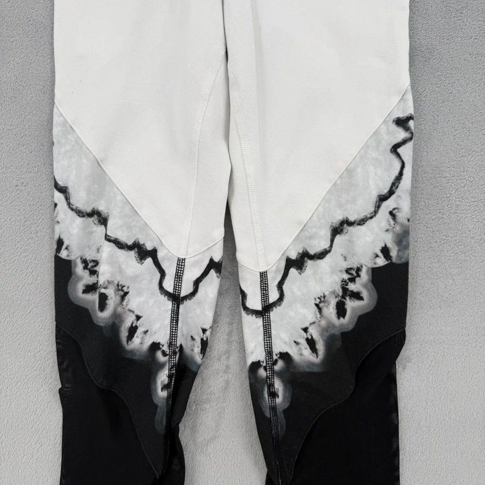 Alo‎ Yoga High Waist Colorblock Marble Graphic Leggings Women's Size XS